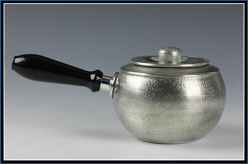 勇哥小鋪》】日本茶道具－大淵銀器（大淵武則） 造【純銀（999刻印）丸