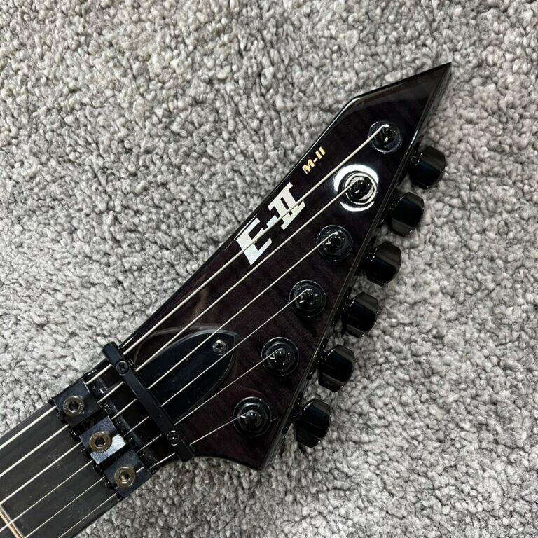 【反拍樂器】ESP E-II M-II – See Thru Black EMG 電吉他公司貨免