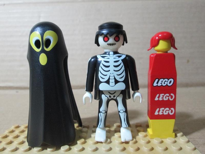 摩比 Playmobil 5598 幽靈 鬼魂 骷髏 中古品 如圖 