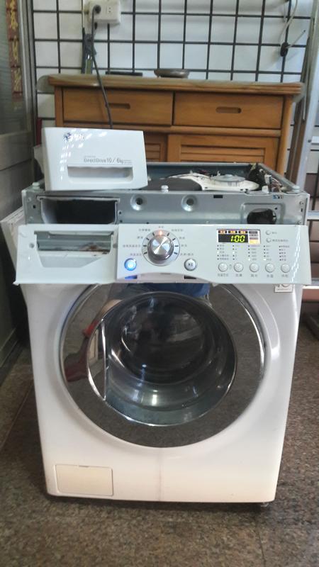 專業維修LG變頻滾筒洗衣機  無電源 不開機，（過保）主機板維修