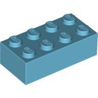 【積木樂園】樂高 LEGO 4625629 Brick 2x4 天空藍 基本磚