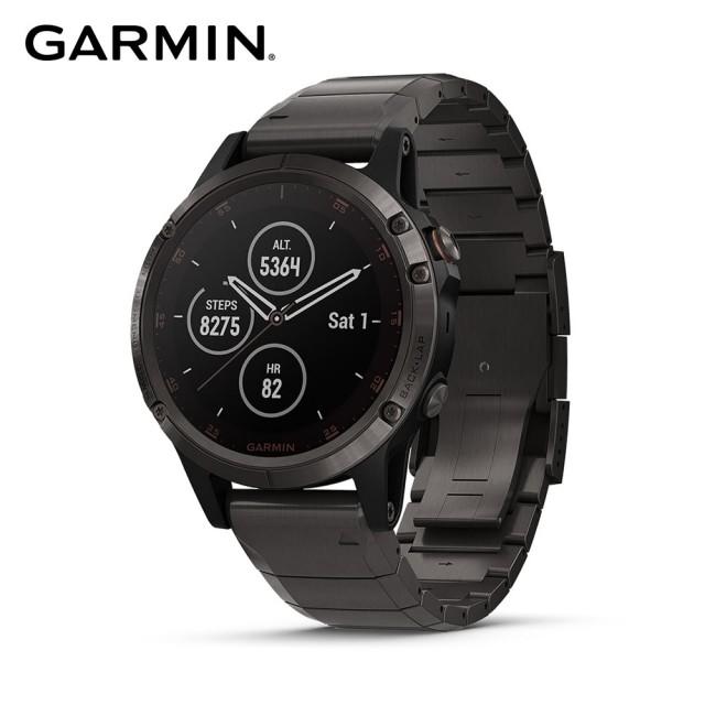 12期零利率 garmin fenix 5 Plus 鈦錶帶款 複合式心率腕錶 fenix 6