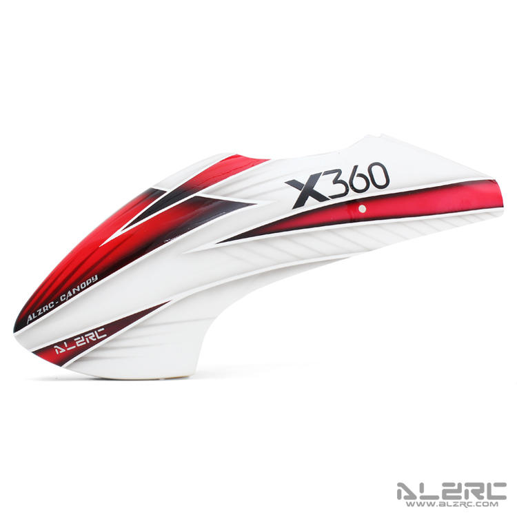【翔鴻 遙控模型 】ALZRC - Devil X360 玻纖彩繪機頭罩 紅白配色