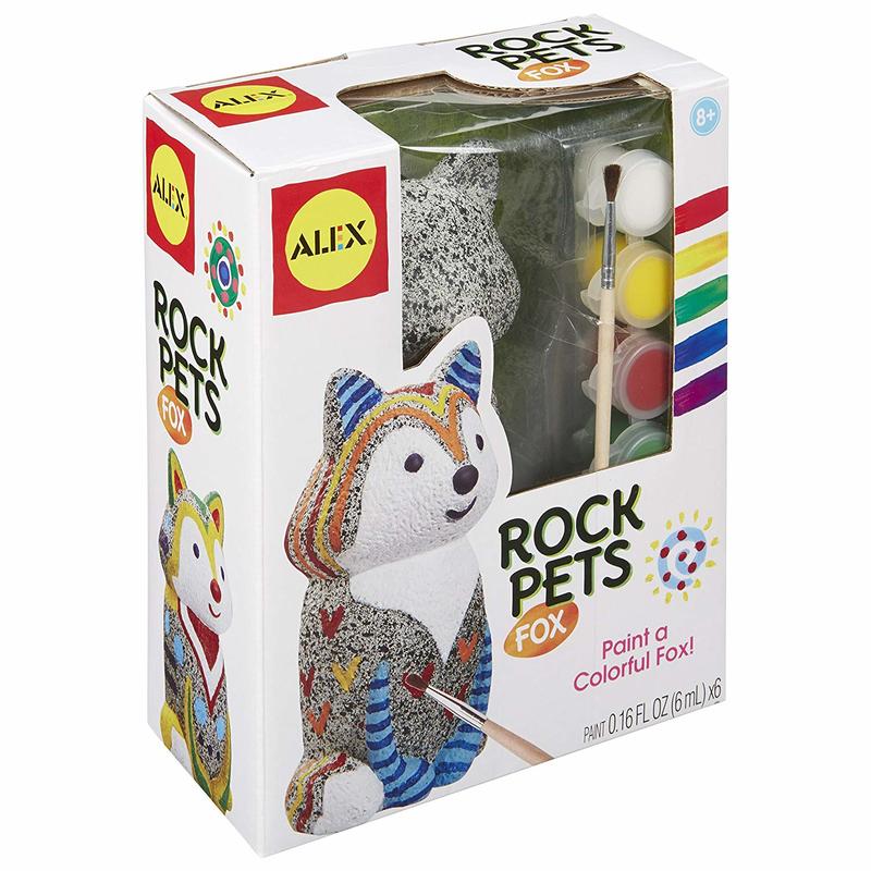 【竭力萊姆】預購 美國 盒裝正品 ALEX Toys Craft Rock Pets 繪畫石頭寵物 畫畫玩具 兒童