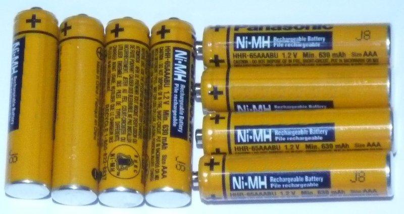 副廠 國際牌Panasonic鎳氫Ni-MH 4號可充電池HHR-65AAABU,1.2v,630mAh,相容款