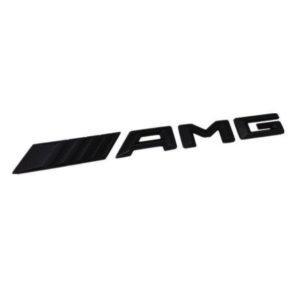 ~圓夢工廠~ Benz 賓士 2015年後 AMG 後車箱字貼 尖型 17mm高 同原廠款式 極炫 消光黑 