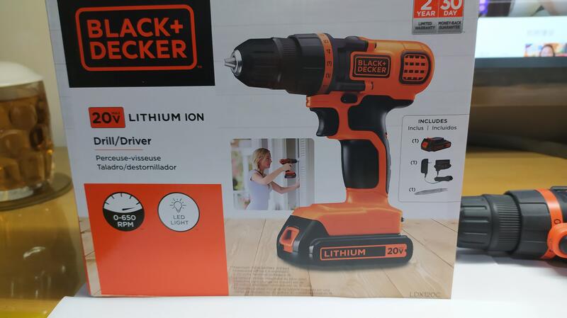 LDX120C - Black & Decker - Cordless Drill, Lithium Battery, 115 In-lb