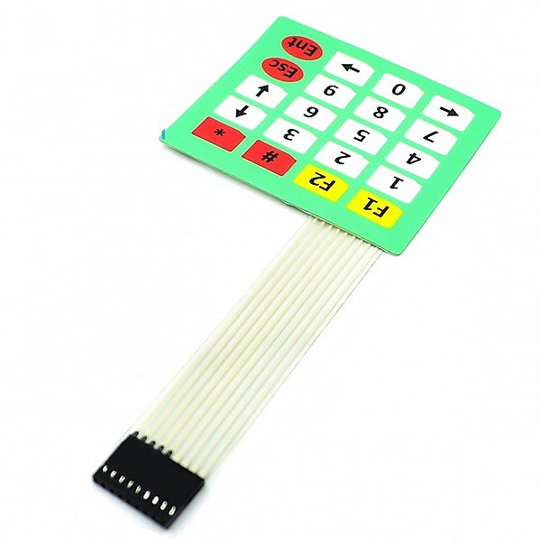 矩陣鍵盤模組 4x5大按鍵 單晶片機外擴薄膜鍵盤 MCU控制開關面板 適用Arduino樹莓派各開發板 