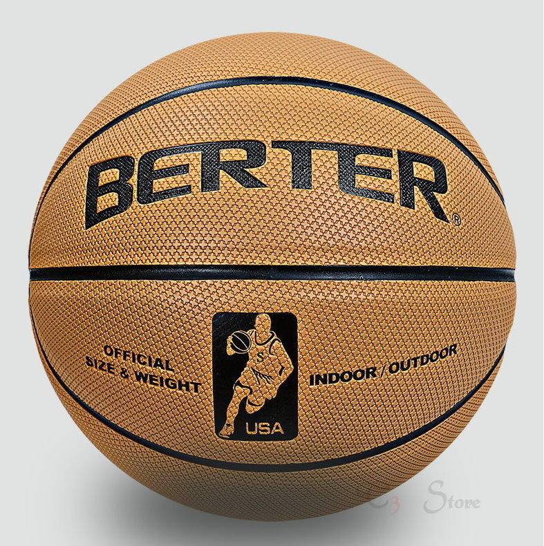 【T3】現貨 正版 Berter 十字紋籃球 牛皮 十字紋 室內籃球 室外籃球 運動用品 籃球【R84】