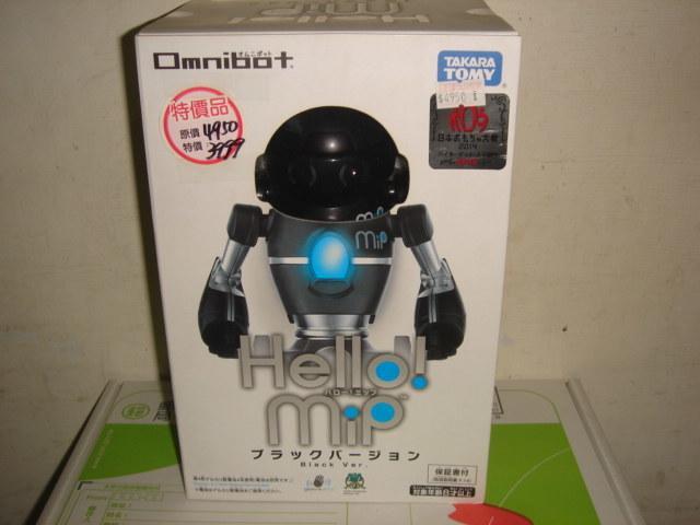 戰隊TAKARA TOMY Omnibot HELLO! mip 智能機器人黑色可APP遙控感應操作一千一佰零一元起標
