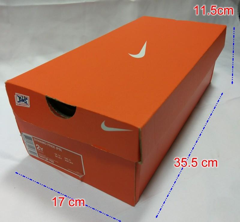 還不錯滴♡♥~H04~"NIKE耐吉"橘色鞋盒/包裝盒/球鞋紙盒/空盒/收納盒~13B10♥♡~162g~