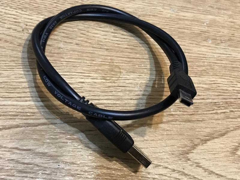 086 USB mini 傳輸線（50公分）