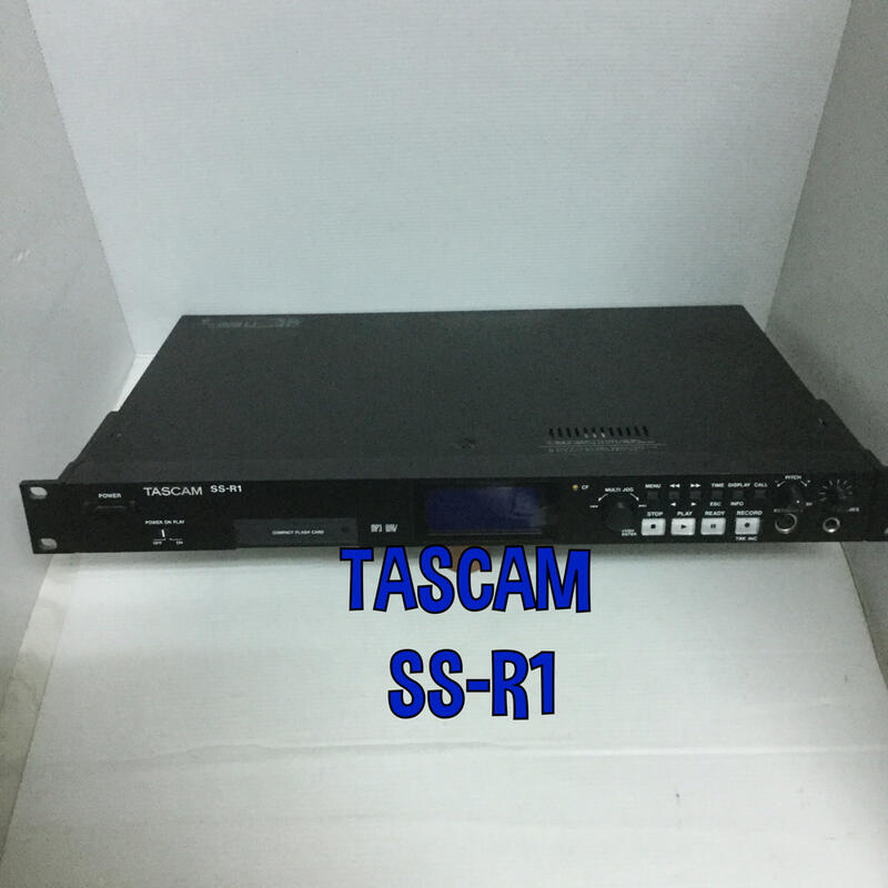 TASCAM,SS-R1,專業記憶卡型,監聽錄音機,Roland數位錄音,非MD,二手物品,蒐證,MP3,WAV,Rec