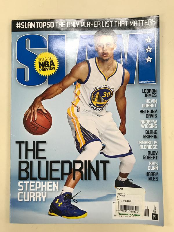 [代友出售] SLAM 12月號_2015~2016 NBA Preview (Stephen Curry封面)
