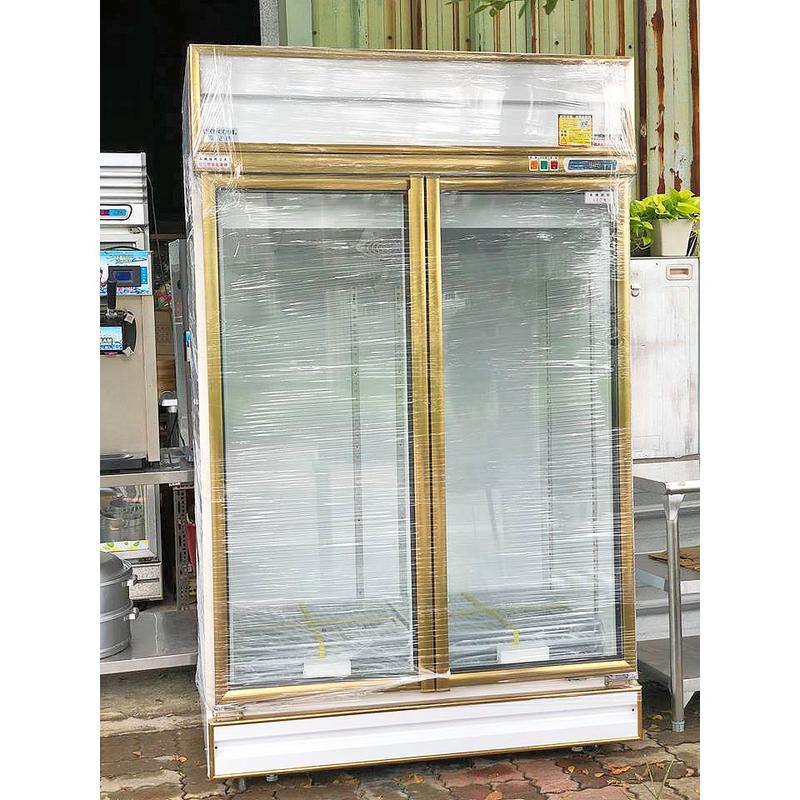 全新Uni-Cool雙門玻璃冰箱/冷藏飲料雙門冰箱