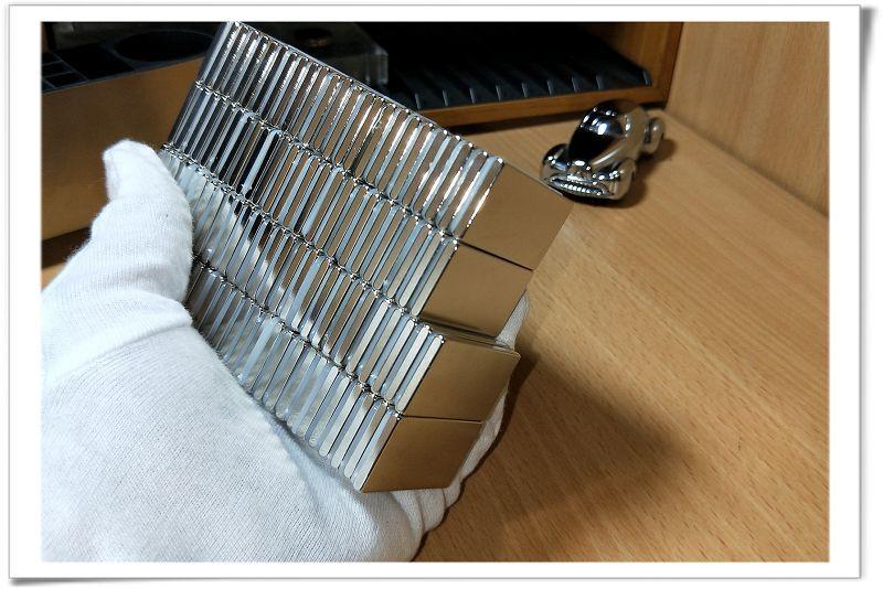 方形強力磁鐵40mm x 20mm x 3mm - 磁力發電實驗及開發商品