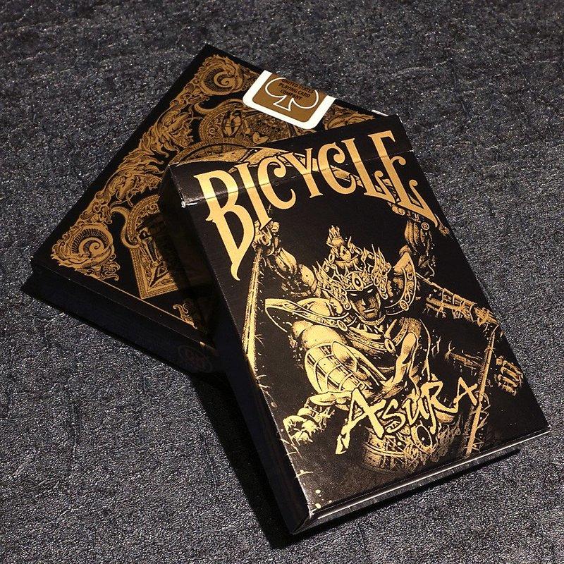 【USPCC撲克】Bicycle asura black gold PLAYING CARDS 阿修羅 黑金撲克牌