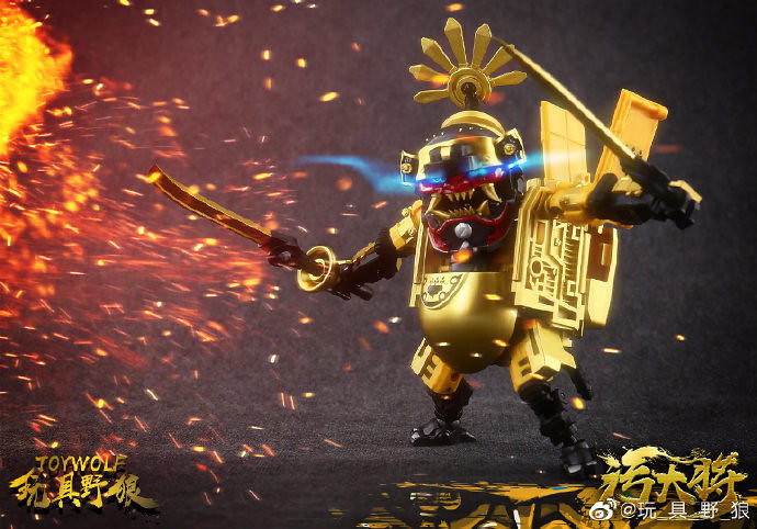 全新現貨玩具野狼TOYWOLF W-01G 污大將糞臣秀吉黃金馬桶非屎田信長超商