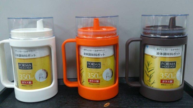 日本ASVEL調味罐 油罐 有密封唷 三色 350ML
