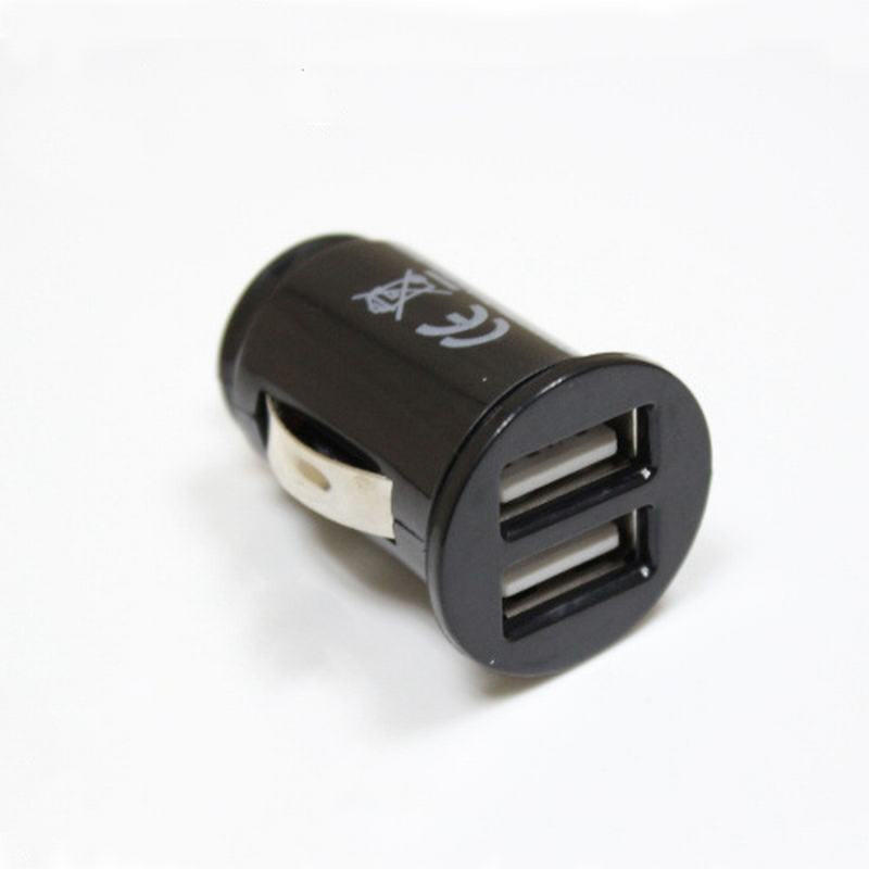 短型 點煙器 汽車用 雙USB 12V/24V轉 5V 1A / 2.1A 手機支架GPS