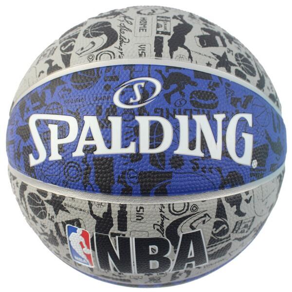 【優購精品館】SPALDING斯伯丁彩色籃球NBA塗鴉系列/一個入(特720) 7號籃球 SPA83499群16103R