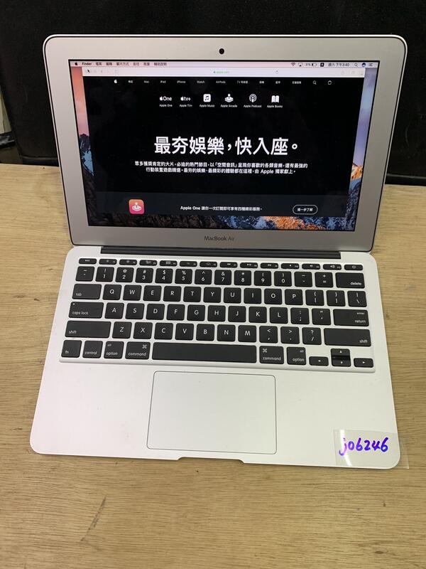 少用好機一台/MacBook Air 2014年 A1465系統順暢 沒變壓器低價賣.