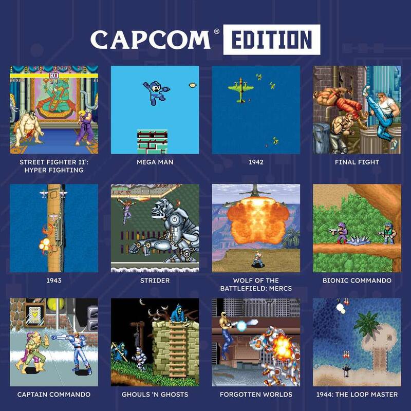 預購[電玩彗星]卡普空授權CAPCOM Super Pocket掌機(卡普空版)共12款遊戲