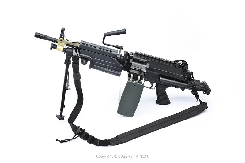 RST 紅星 - M60 / M249 機槍用 加厚肩墊槍揹帶 槍背帶 槍帶 黑色 ... 07291