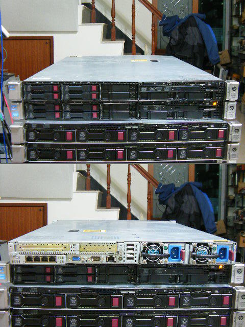 HP Proliant DL360p GEN8 8核E5-2670x2/96G/450G 10K SAS四顆 雙電源