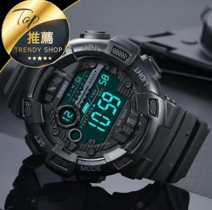 《現貨 防水多功能運動錶》手錶 男錶 SKMEI 防水 電子錶 日曆 LED 運動錶 電子錶 【SB005247】