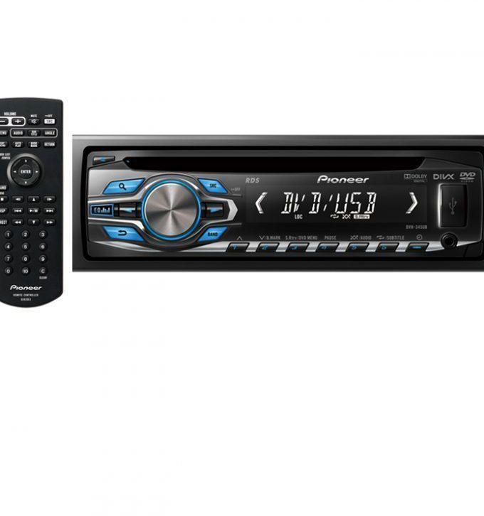 PIONEER先鋒 多媒體 DVD/CD/USB Receiver with Front AUX  DVH-345UB