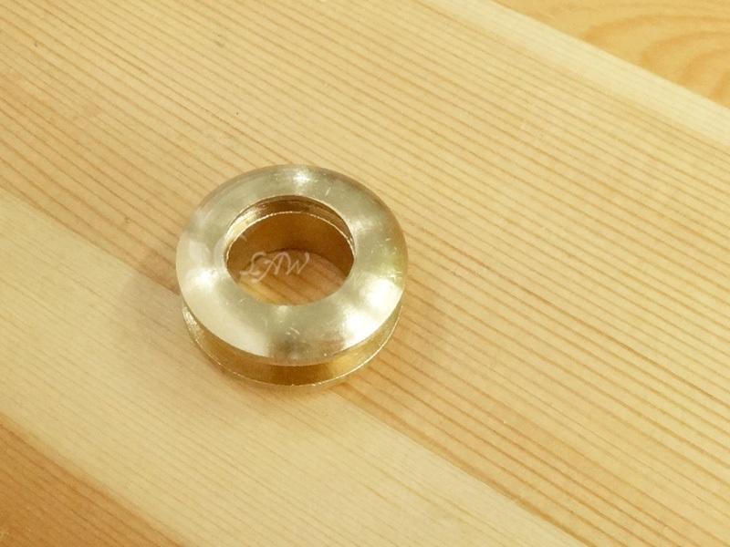 『皮舖子』【2入】＊內徑10mm＊黃銅製＊【雞眼釦-螺絲式 642201】銅環(環釦)＊多色選一＊
