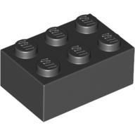 全新LEGO樂高黑色基本磚【3002】Black Brick 2 x 3 300226