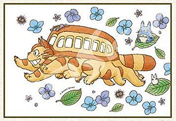 時代玩具屋《宮崎駿拼圖》150-G58 龍貓 繡球花與貓巴士