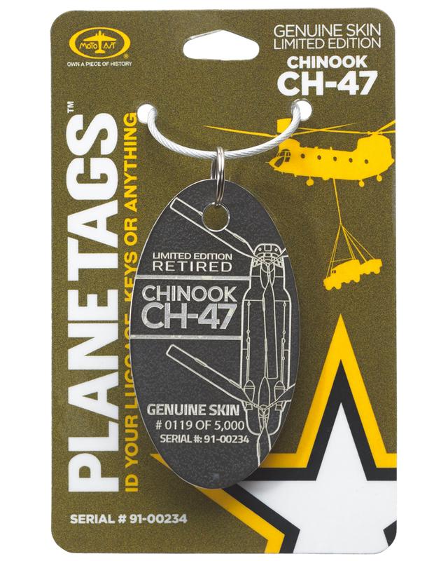 報廢飛機製做的鑰匙圈 CH-47 CHINOOK