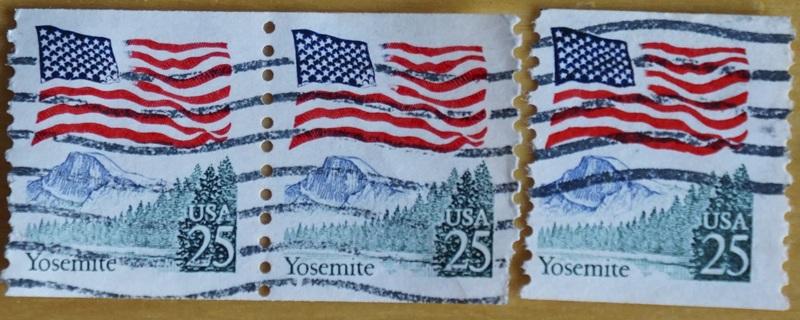 美國舊票-Yosemite (單張出售)