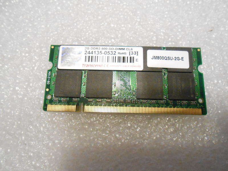 創見 DDR2 800 2G （33）筆電記憶體【原廠終身保固】