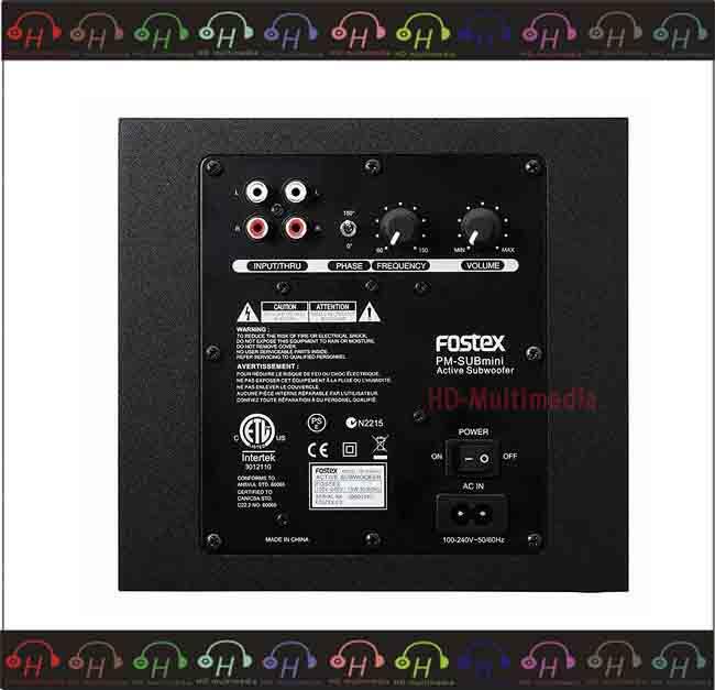 HD Multimedia 台中逢甲耳機專賣店FOSTEX PM-SUBmini 2 主動式重低音