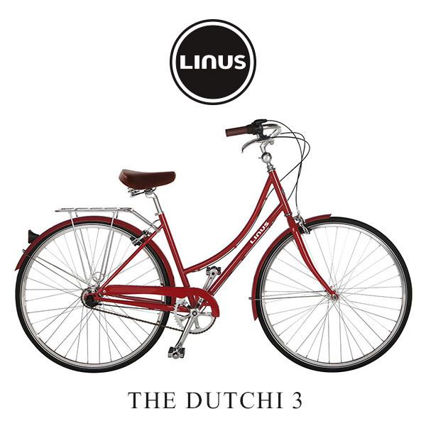 展示出清【鐵馬假期】LINUS DUTCHI-3 荷蘭時尚城市車26吋輪徑 內變三速 S 橘