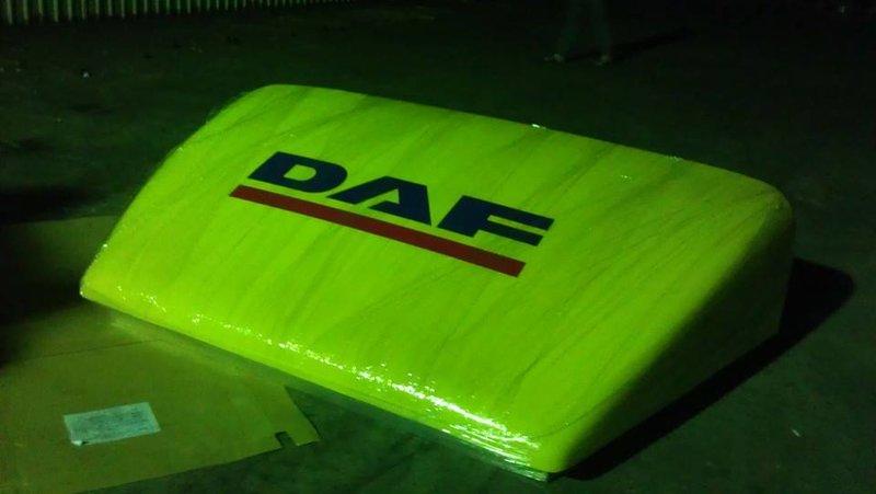DAF 達富 17 LF  帽子 順風板 導流板 擋風板 擾流板 空氣 套件 空力