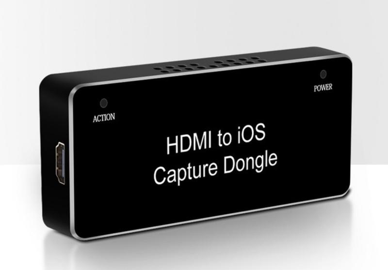 [客製化黑色金屬版本] iOS直播專用HDMI擷取卡