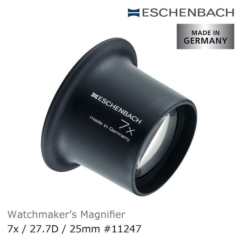 鐘錶維修職人必備【Eschenbach】7x/25mm 德國製修錶用單眼罩式放大鏡 11247