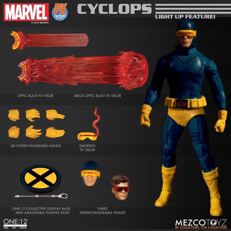 現貨 PX限定版 MEZCO One:12  X-Men Cyclops 獨眼龍 經典版A10290