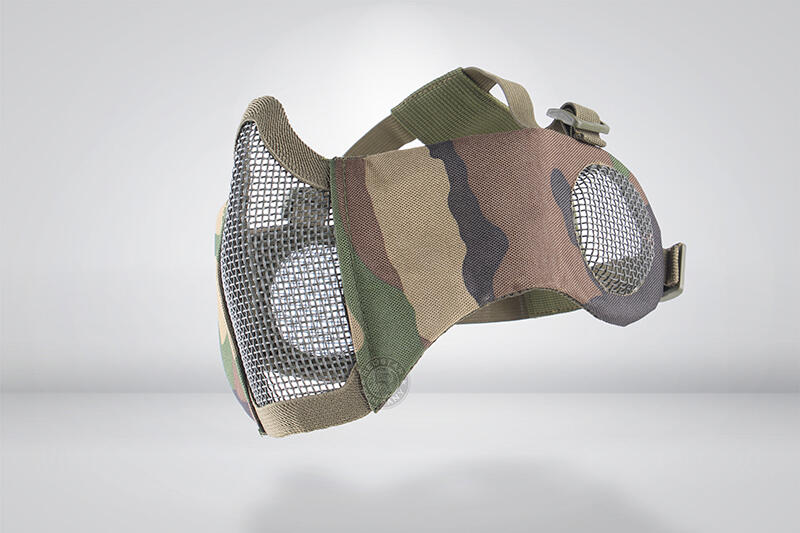 RST 紅星 - CM1面罩 武士系列 (護耳版) 護嘴 鐵網 面具 貼腮 護臉 叢林迷彩 ... 05099