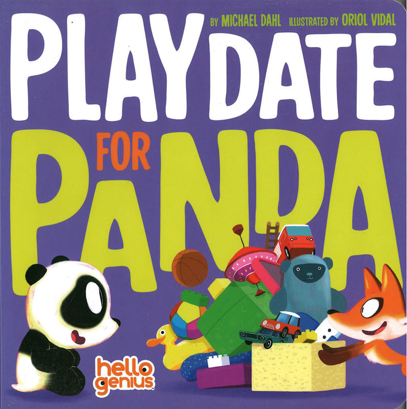 ＊小貝比的家＊HELLO GENIUS:PLAY DATE FOR PANDA/硬頁書/2-3歲幼幼班/品格教育