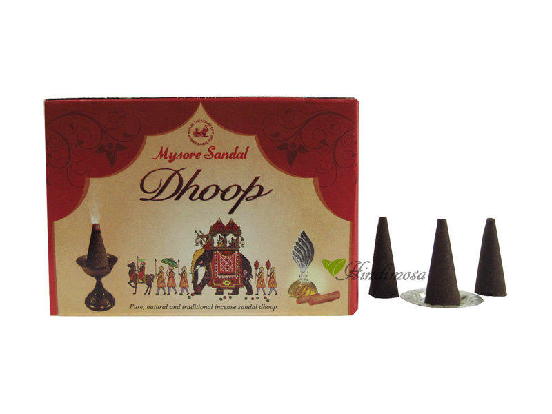 印度 Mysore邁索爾 檀香香錐 Mysore Sandal Dhoop Cones