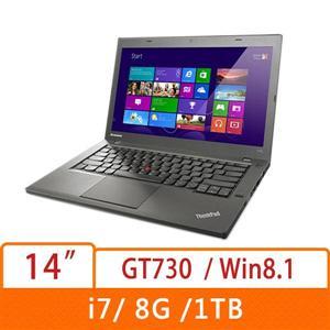 Lenovo ThinkPad 聯想 T440P-20ANA0BPTW 14.1吋/i7-4600M/8G/1TB/GT