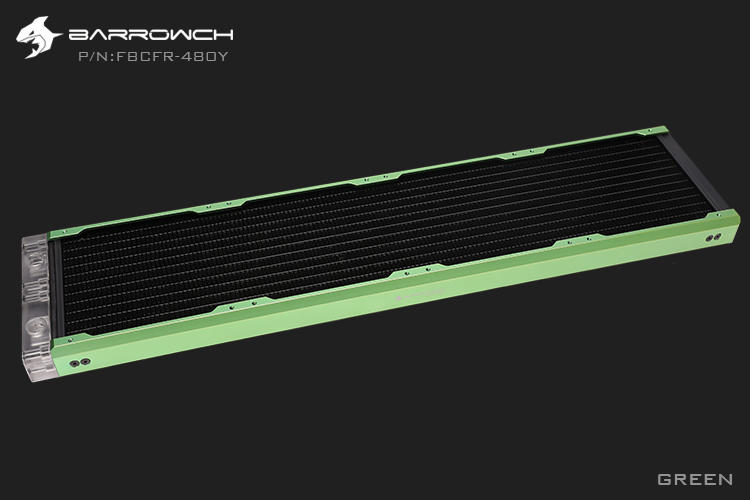 BARROWCH Chameleon Fish系列 模塊化水冷排壓克力版 FBCFR-480Y