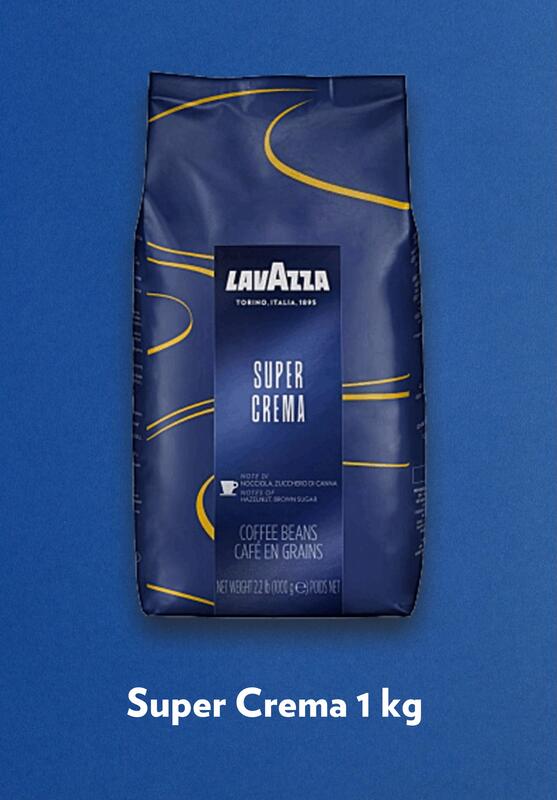 LAVAZZA Super Crema 咖啡豆1公斤包 x 1。