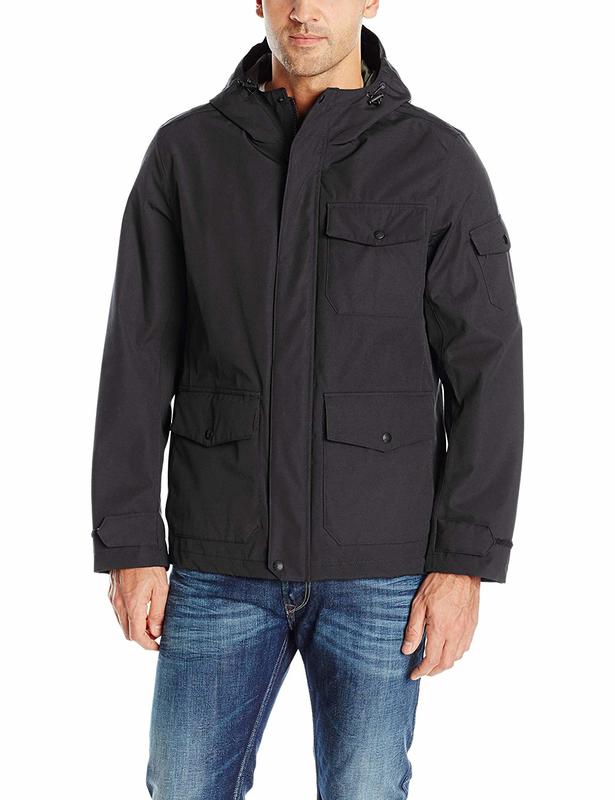 G.H. Bass&CO. 全新 現貨 Waterproof 防水 透氣 連帽外套 夾克 M(約一般L) 黑色 保證正品